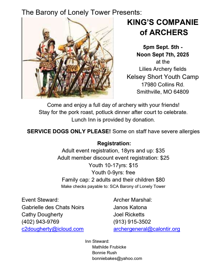 King Company of Archers King Company of Archers